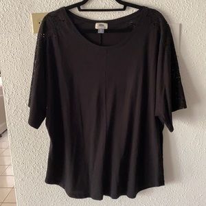 Old Navy Black Blouse Size XXL